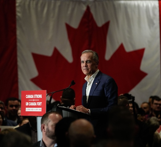 Canada's,Liberal,Party,Leader,,Mark,Carney,,Attends,A,Federal,Election