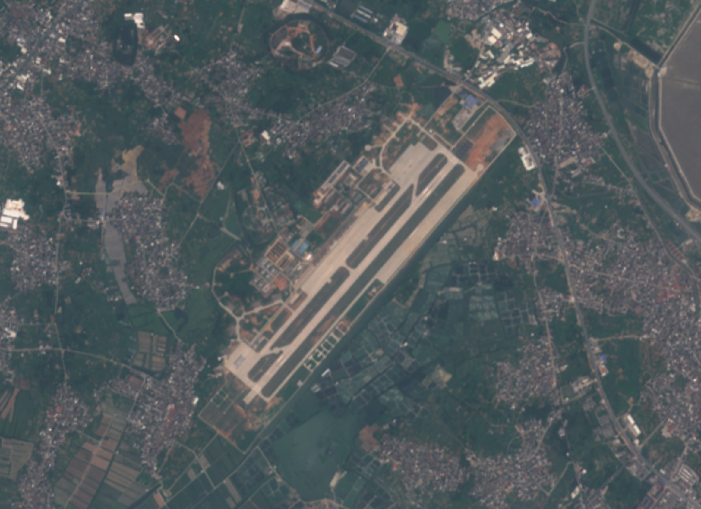 PLA Longtian Air Base Sentinel 2 L1C