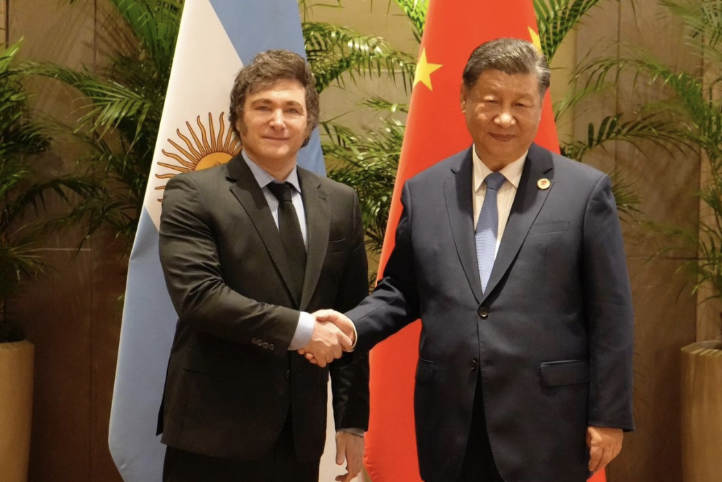 Argentine President Javier Milei meets with Chinese President Xi Jinping Argentine President Javier Milei meets with Chinese President Xi Jinping