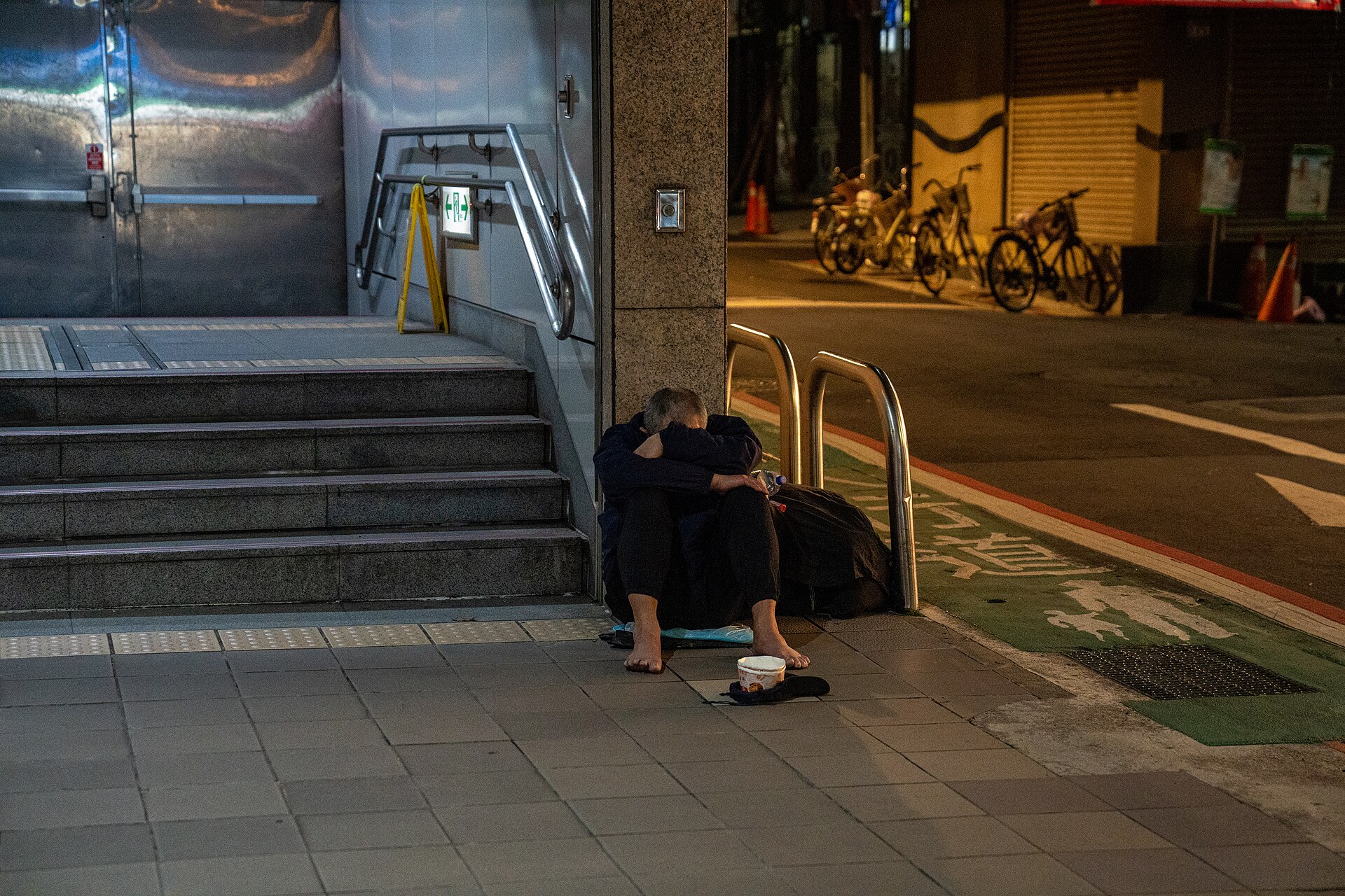 台北市的露宿者