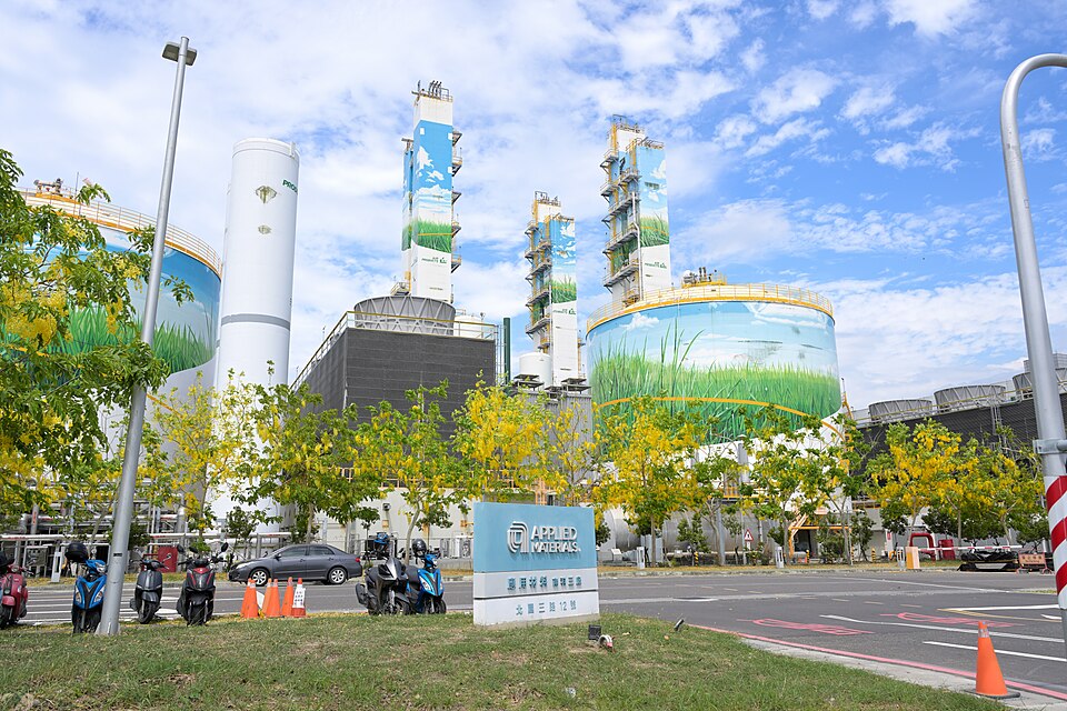Applied Materials sign and Air Products plant in Southern Taiwan Science Park May 2025